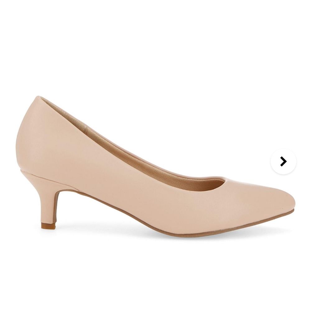 Pink kitten heel